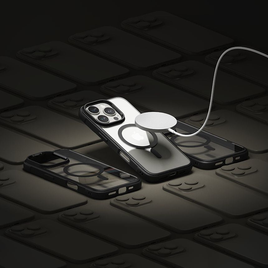 COPERTURA RINGKE FUSION BOLD MAGNETICA MAGSAFE IPHONE 16 PRO MAX NERA