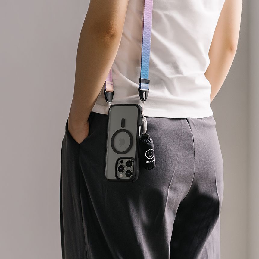 COPERTURA RINGKE FUSION BOLD MAGNETICA MAGSAFE IPHONE 16 PRO MAX NERA