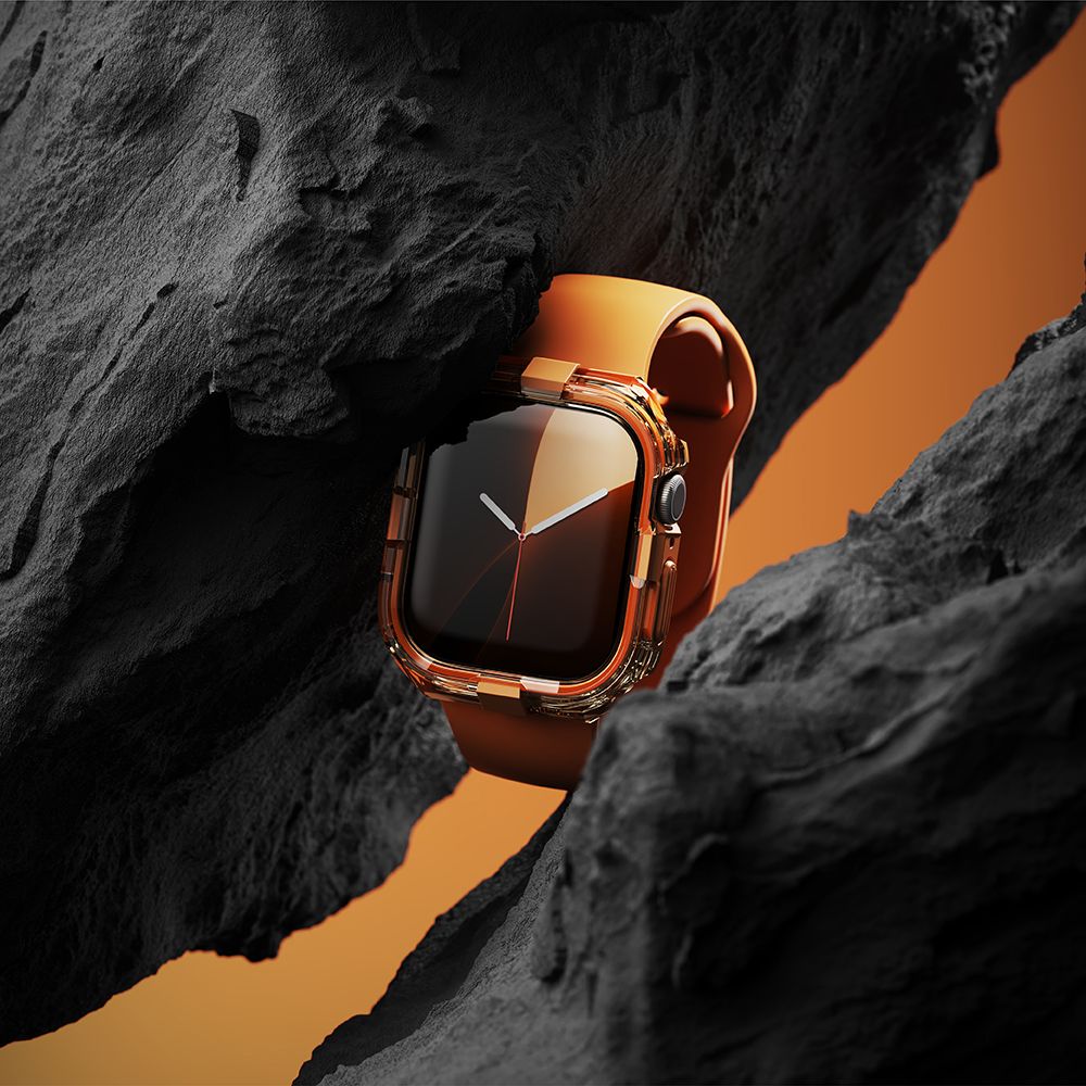 CUSTODIA RINGKE FUSION BUMPER APPLE WATCH 10 (46 MM) NERA