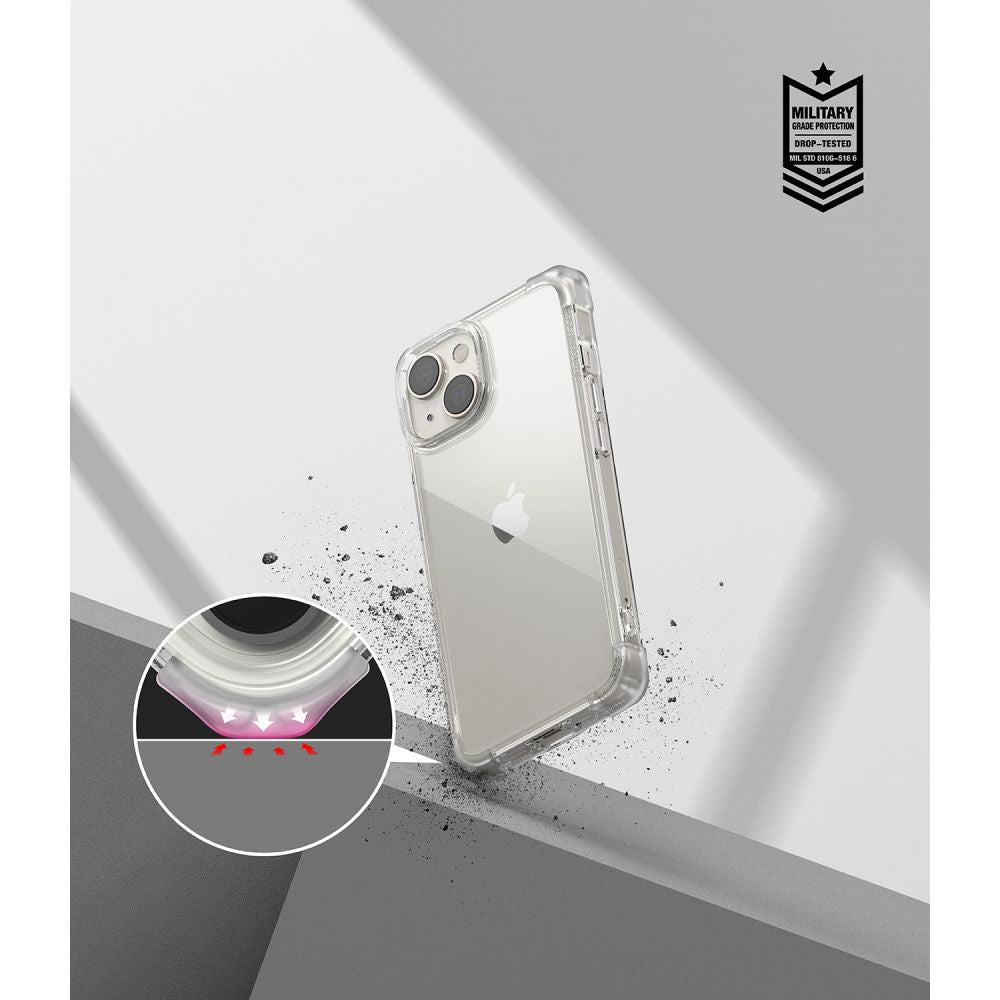 COPERTURA RINGKE FUSION BUMPER IPHONE 14 PLUS TRASPARENTE