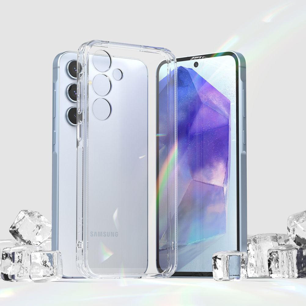 COPERTURA RINGKE FUSION GALAXY A55 5G TRASPARENTE