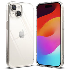 CUSTODIA RINGKE FUSION IPHONE 15 PLUS TRASPARENTE