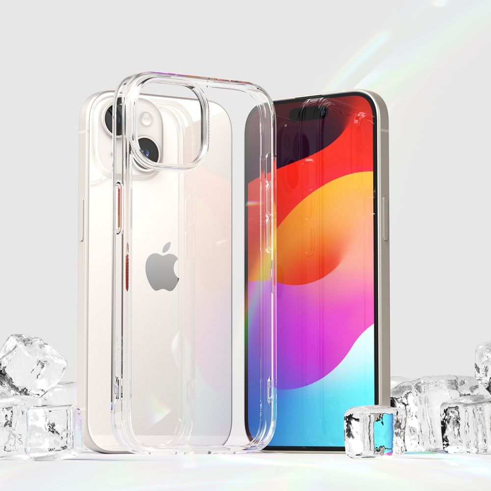 CUSTODIA RINGKE FUSION IPHONE 15 PLUS TRASPARENTE