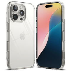 CUSTODIA PER IPHONE 16 PRO RINGKE FUSION CLEAR