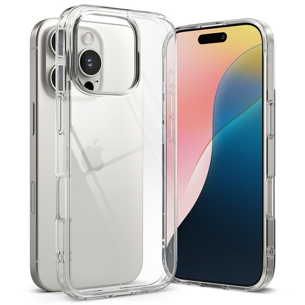CUSTODIA PER IPHONE 16 PRO RINGKE FUSION CLEAR