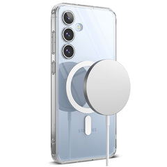 COPERTURA RINGKE FUSION MAGNETICA MAGSAFE GALAXY S24 FE TRASPARENTE