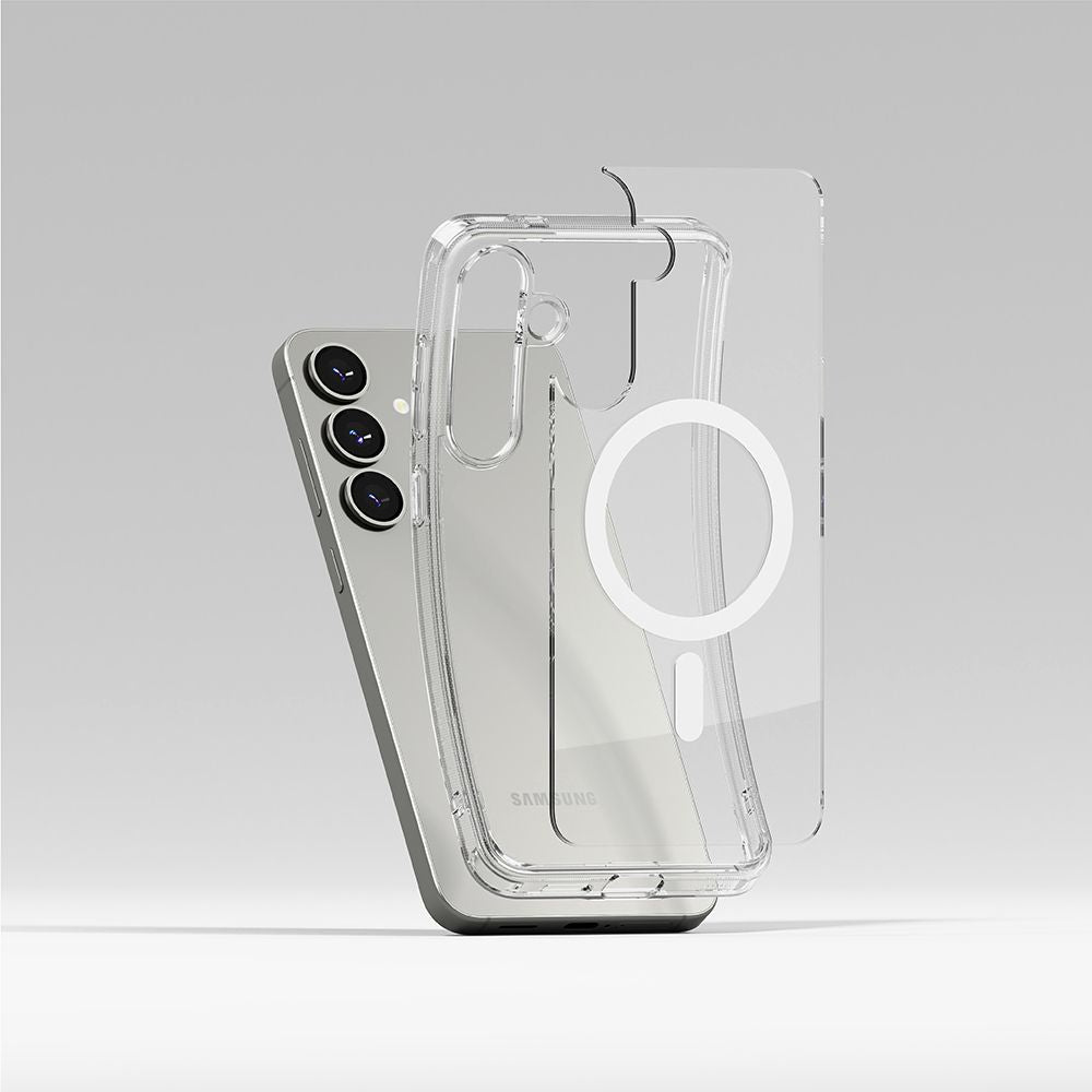 COPERTURA RINGKE FUSION MAGNETICA MAGSAFE GALAXY S25+ PLUS TRASPARENTE