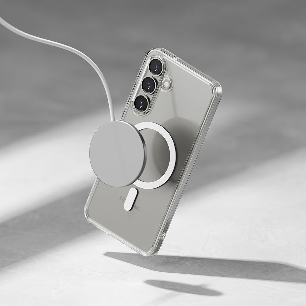 COPERTURA RINGKE FUSION MAGNETICA MAGSAFE GALAXY S25+ PLUS TRASPARENTE
