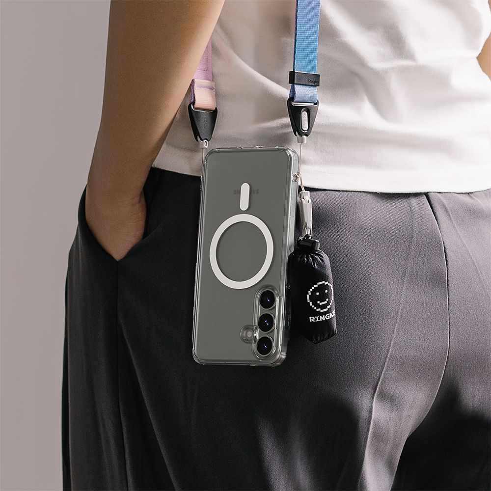 COPERTURA RINGKE FUSION MAGNETICA MAGSAFE GALAXY S25+ PLUS TRASPARENTE