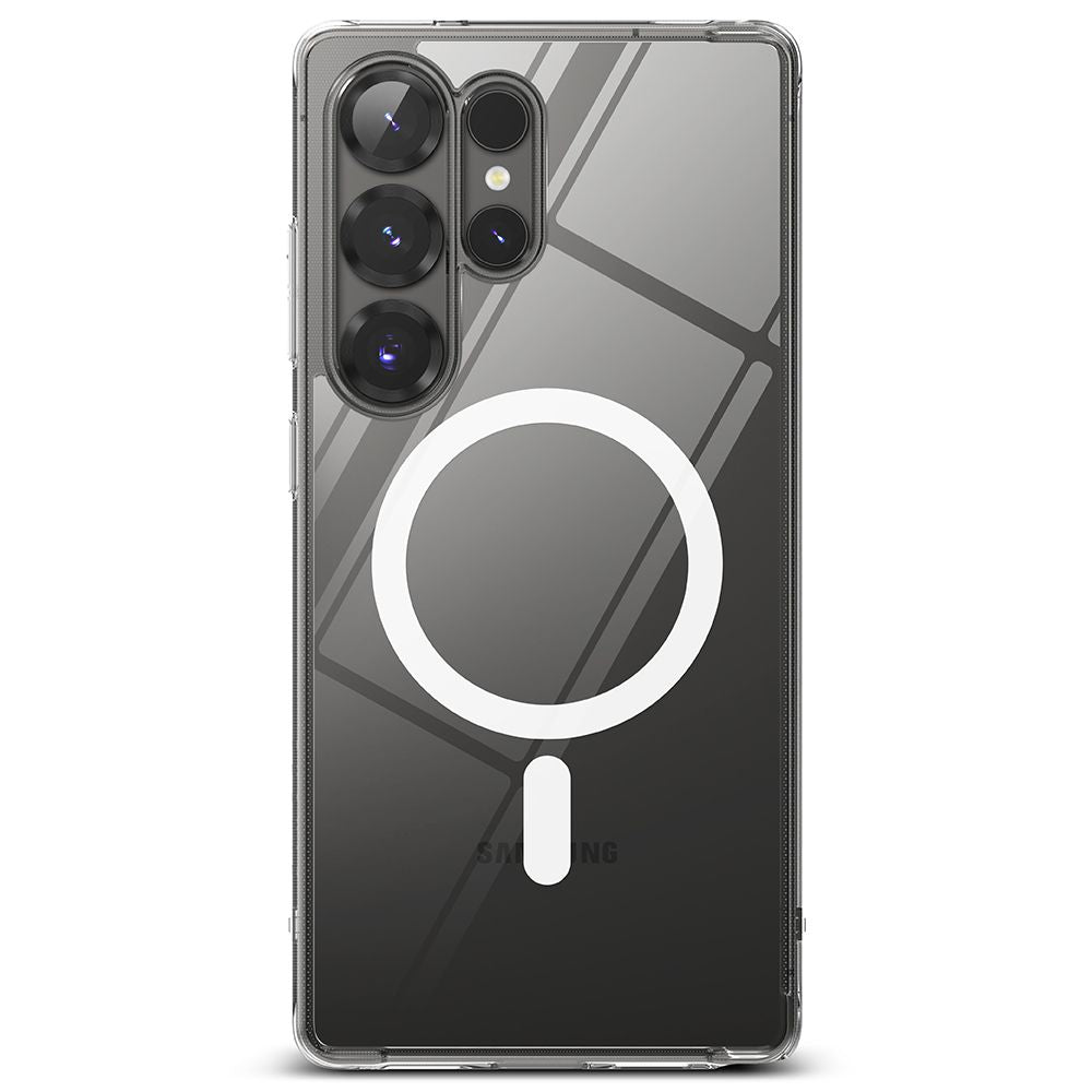 COPERTURA RINGKE FUSION MAGNETICA MAGSAFE GALAXY S25 ULTRA CHIARA