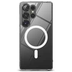 COPERTURA RINGKE FUSION MAGNETICA MAGSAFE GALAXY S25 ULTRA CHIARA