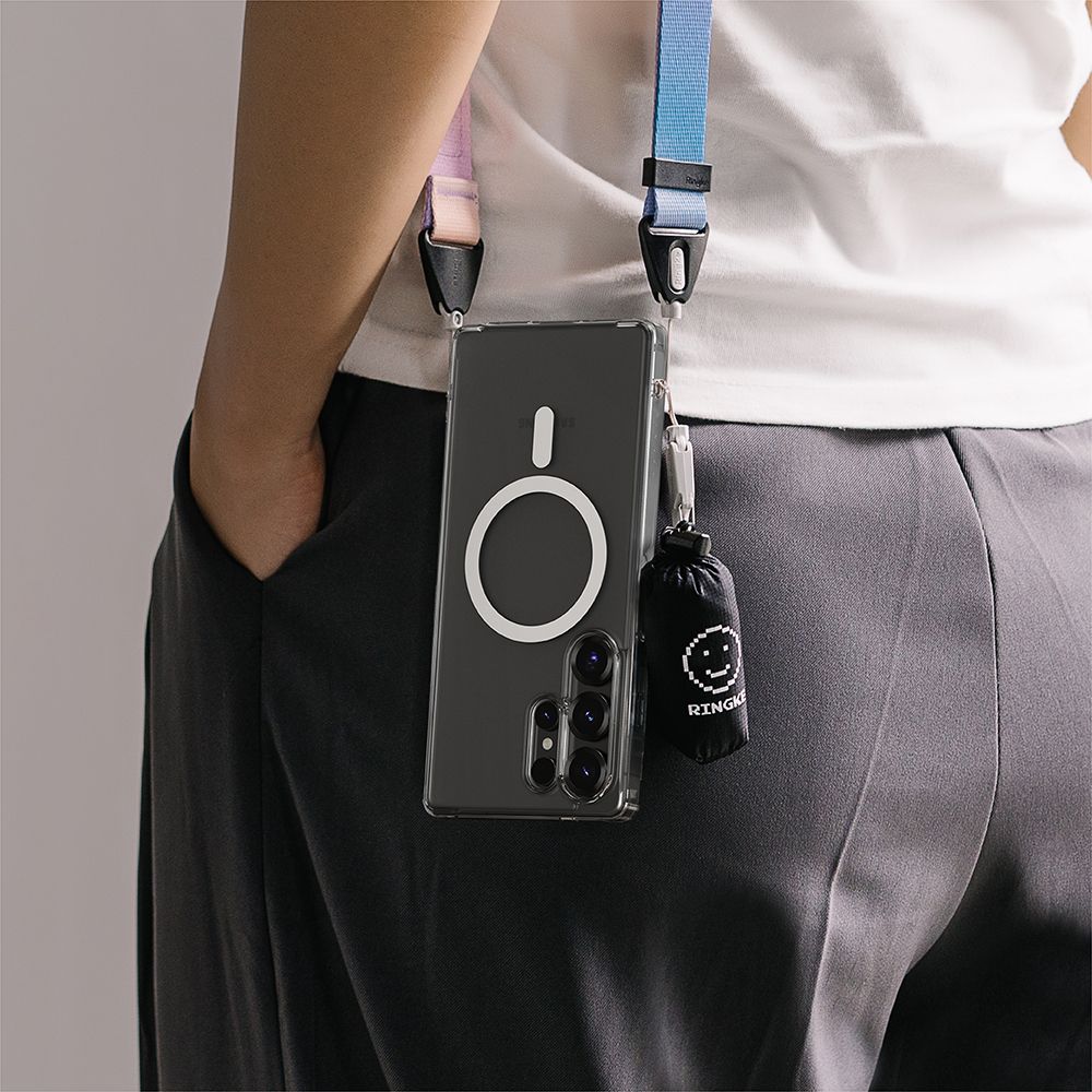 COPERTURA RINGKE FUSION MAGNETICA MAGSAFE GALAXY S25 ULTRA CHIARA