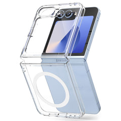 COPERTURA PER GALAXY Z FLIP 6 RINGKE FUSION MAGNETIC MAGSAFE TRASPARENTE