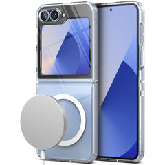 COPERTURA PER GALAXY Z FLIP 6 RINGKE FUSION MAGNETIC MAGSAFE TRASPARENTE