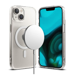 COPERTURA RINGKE FUSION MAGNETICA MAGSAFE IPHONE 14 PLUS TRASPARENTE OPACA