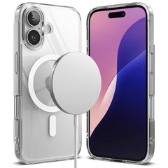COPERTURA RINGKE FUSION MAGNETICA MAGSAFE IPHONE 16 TRASPARENTE