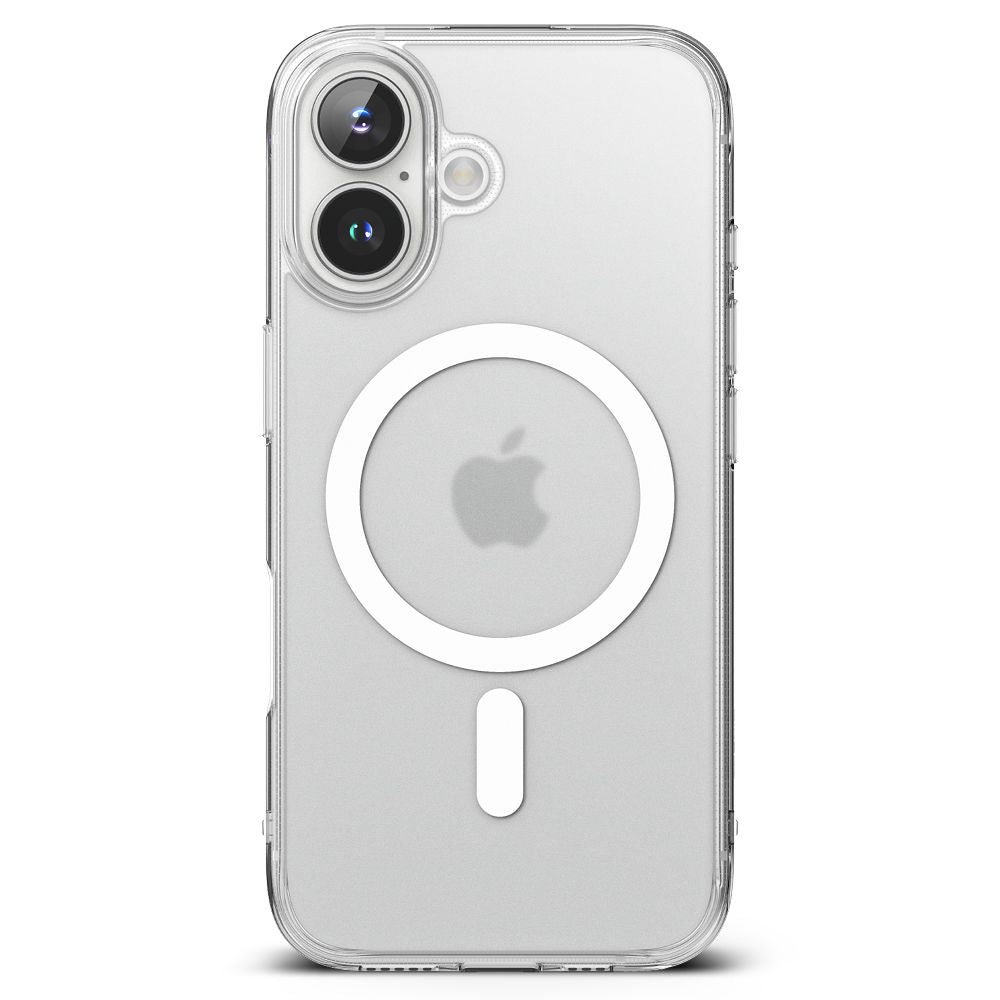 COPERTURA RINGKE FUSION MAGNETICA MAGSAFE IPHONE 16 TRASPARENTE OPACA