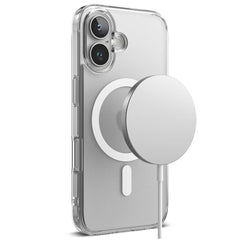 COPERTURA RINGKE FUSION MAGNETICA MAGSAFE IPHONE 16 TRASPARENTE OPACA