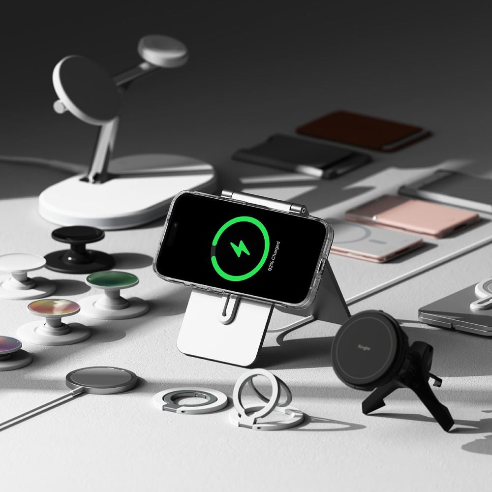 COPERTURA RINGKE FUSION MAGNETICA MAGSAFE IPHONE 16 TRASPARENTE OPACA