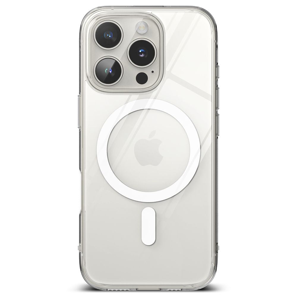 COPERTURA RINGKE FUSION MAGNETICA MAGSAFE IPHONE 16 PRO TRASPARENTE