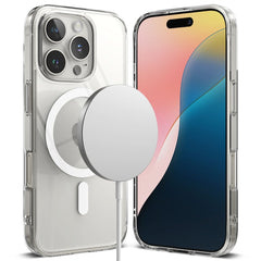 COPERTURA RINGKE FUSION MAGNETICA MAGSAFE IPHONE 16 PRO TRASPARENTE