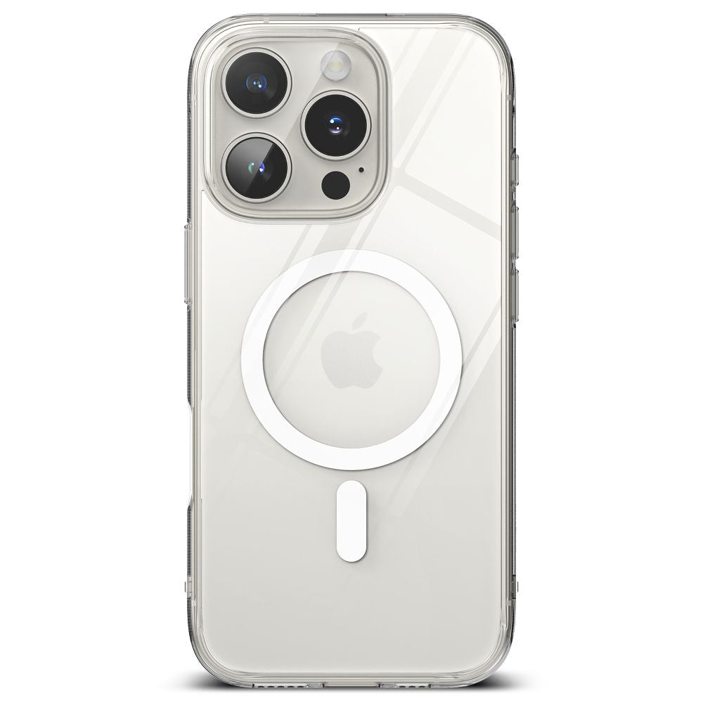 COPERTURA RINGKE FUSION MAGNETICA MAGSAFE IPHONE 16 PRO MAX TRASPARENTE
