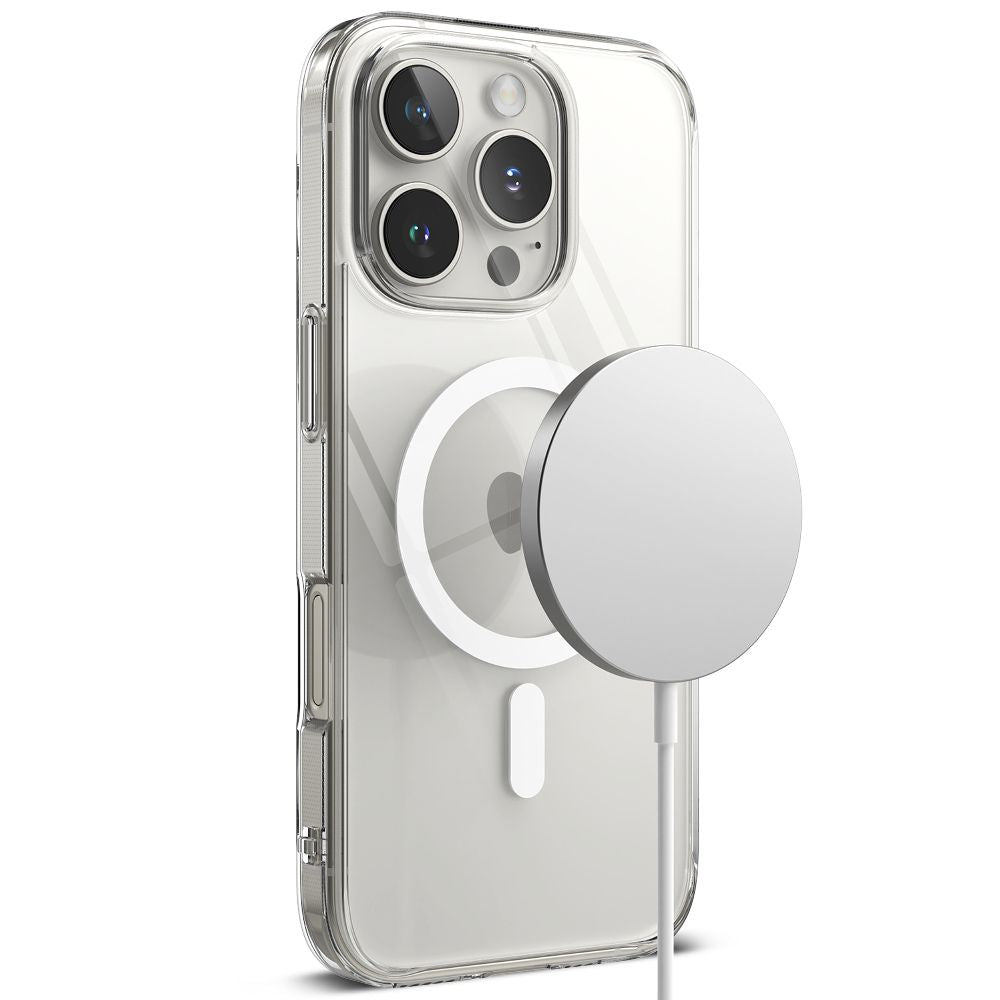 COPERTURA RINGKE FUSION MAGNETICA MAGSAFE IPHONE 16 PRO MAX TRASPARENTE