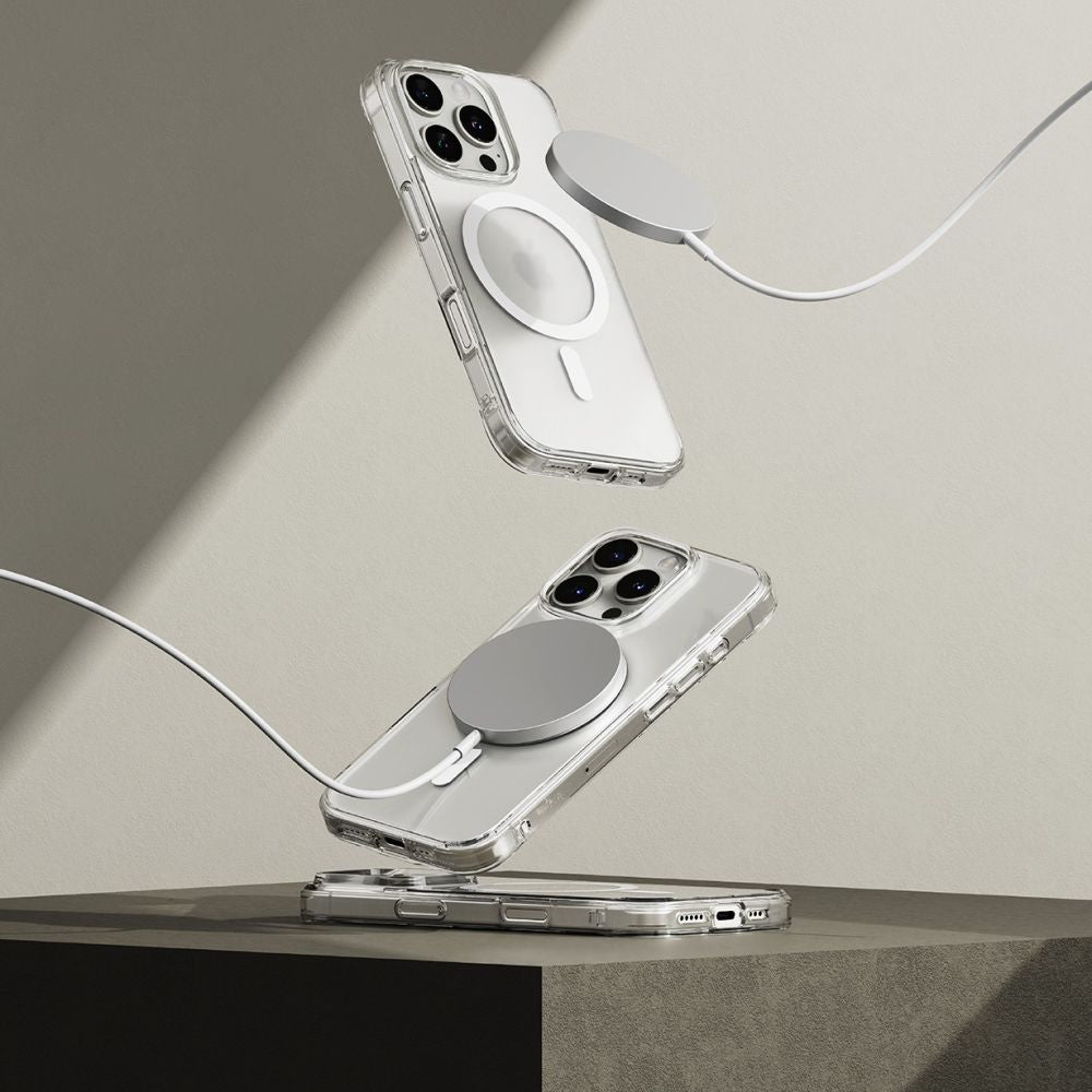 COPERTURA RINGKE FUSION MAGNETICA MAGSAFE IPHONE 16 PRO MAX TRASPARENTE