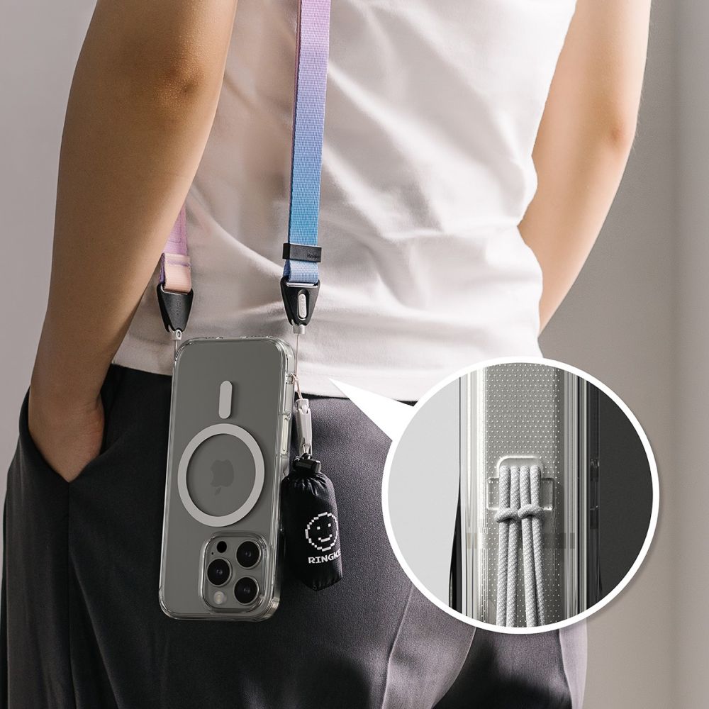 COPERTURA RINGKE FUSION MAGNETICA MAGSAFE IPHONE 16 PRO MAX TRASPARENTE