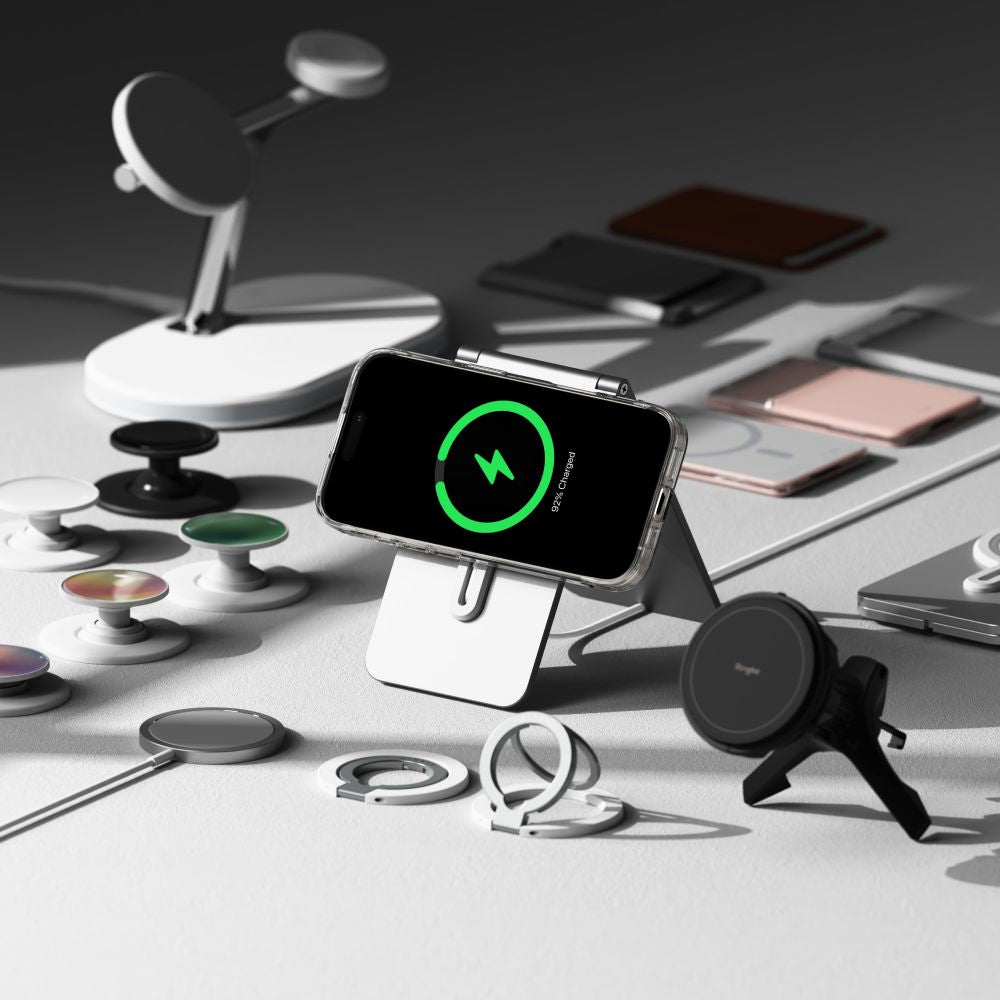 COPERTURA RINGKE FUSION MAGNETICA MAGSAFE IPHONE 16 PRO MAX TRASPARENTE OPACA