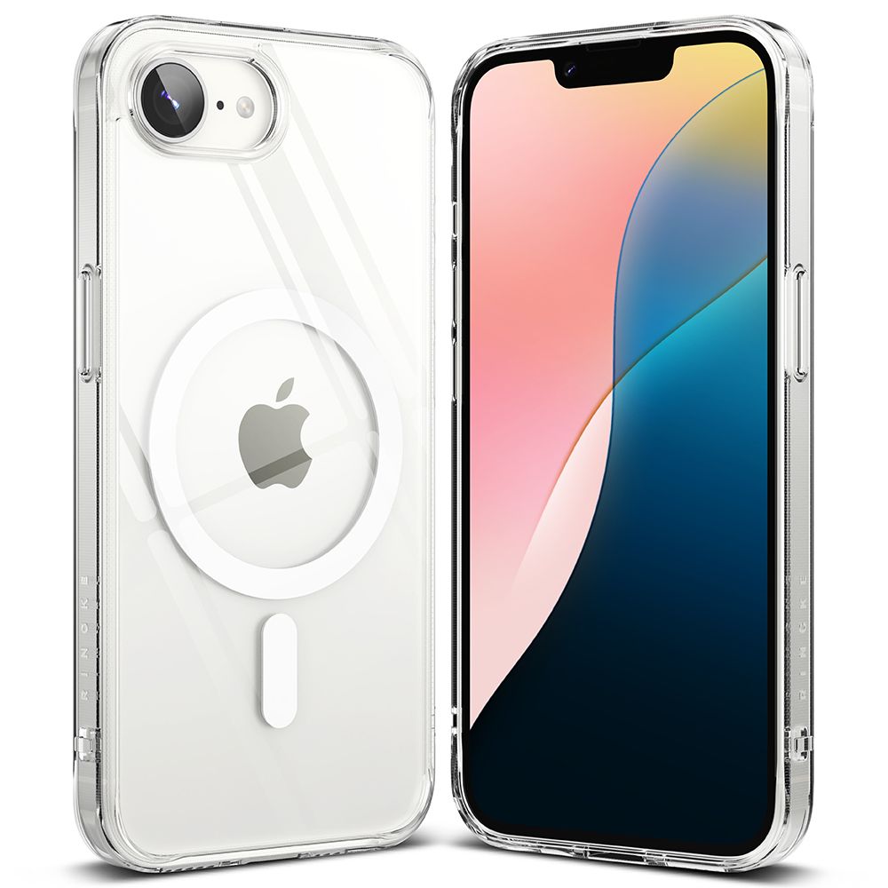 COPERTURA RINGKE FUSION MAGNETICA MAGSAFE IPHONE 16E TRASPARENTE
