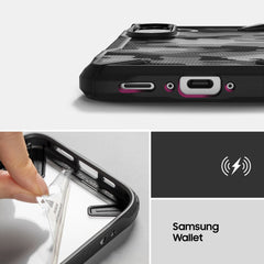 COPERTURA RINGKE FUSION X GALAXY A36 / A56 5G CAMO NERO