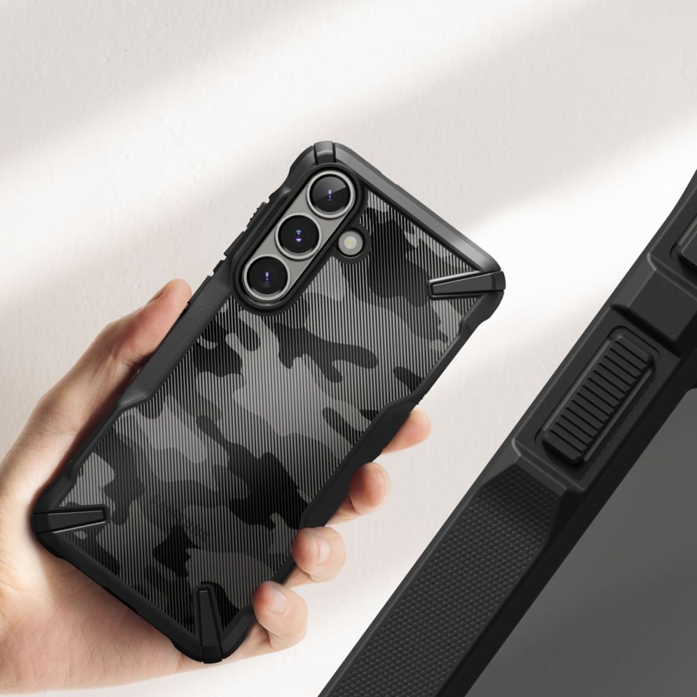 COPERTURA RINGKE FUSION X GALAXY S25 CAMO NERA