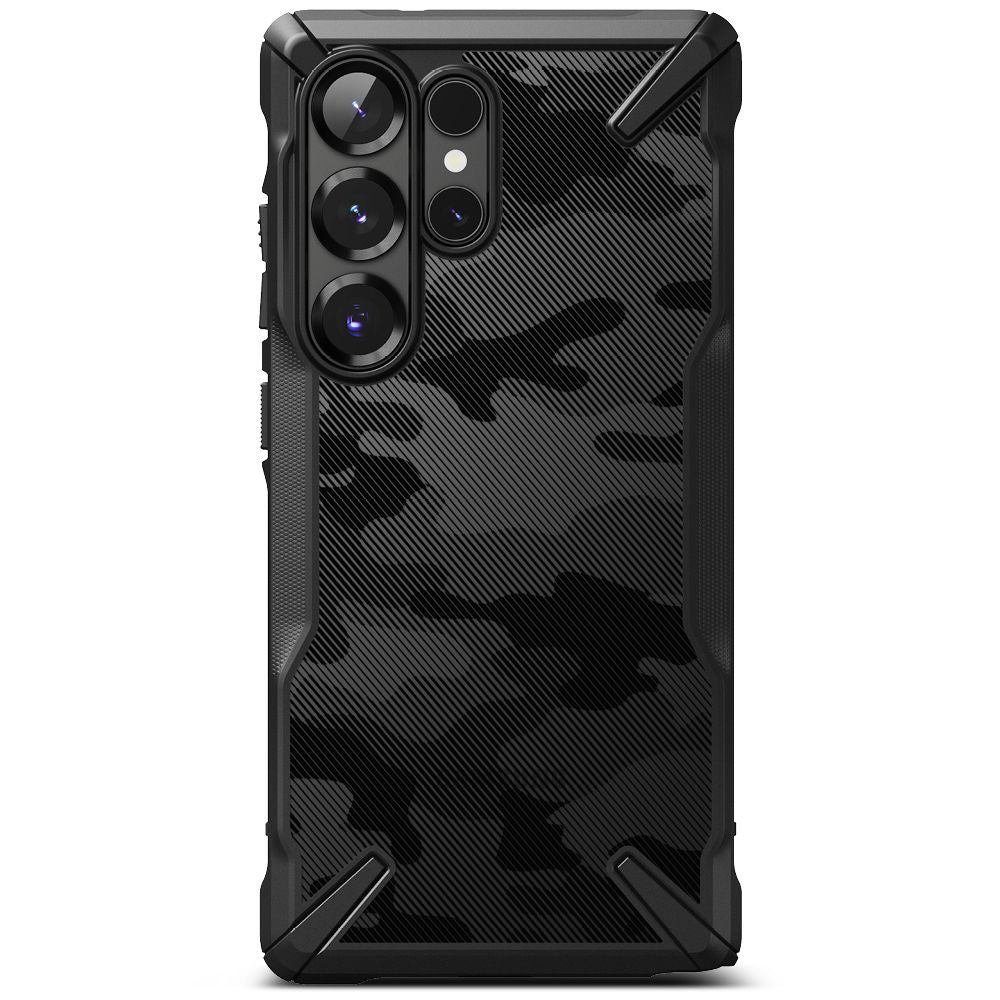 COPERTURA RINGKE FUSION X GALAXY S25 ULTRA CAMO NERO