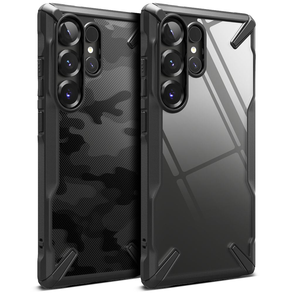 COPERTURA RINGKE FUSION X GALAXY S25 ULTRA CAMO NERO