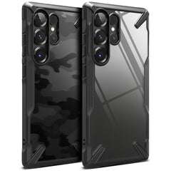 COPERTURA RINGKE FUSION X GALAXY S25 ULTRA CAMO NERO