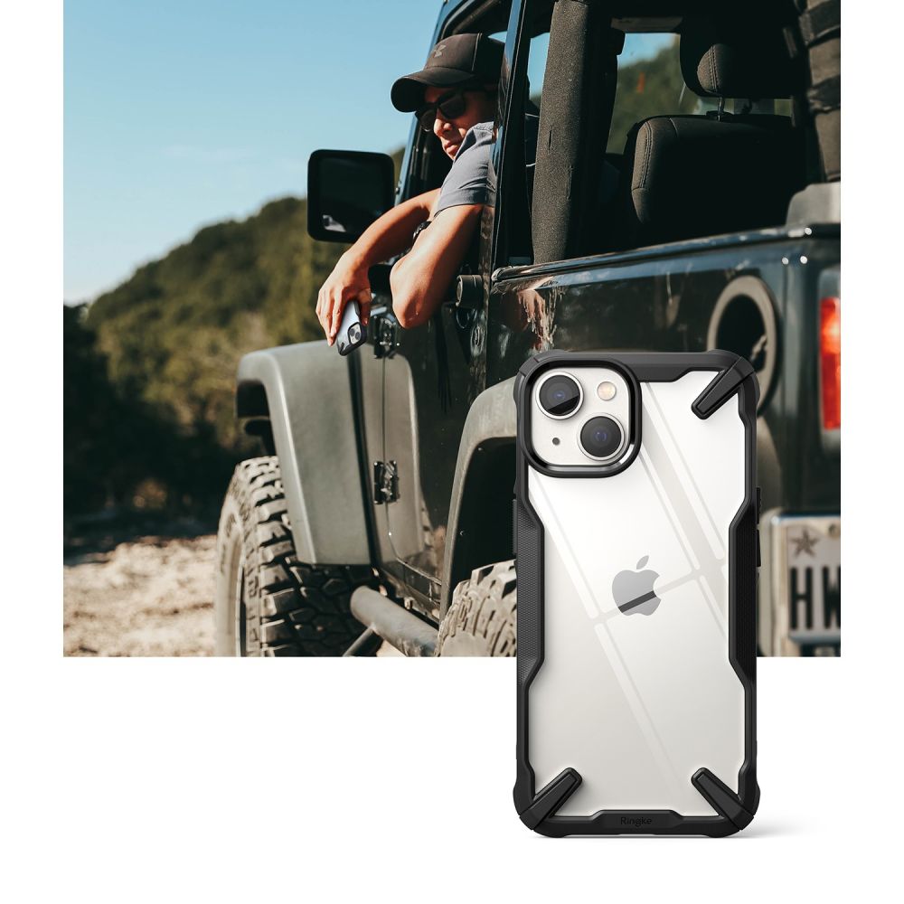 CUSTODIA RINGKE FUSION X IPHONE 14 PLUS NERA