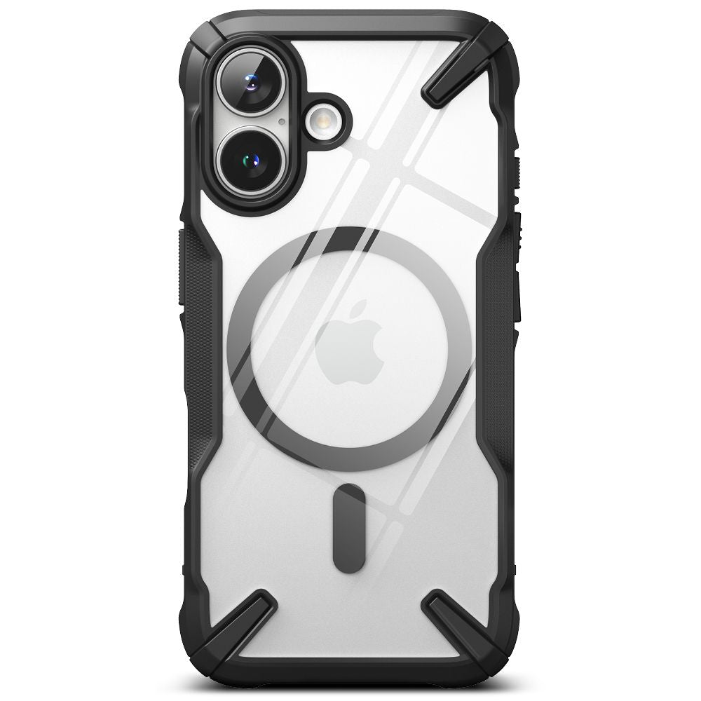 COPERTURA RINGKE FUSION X MAGNETICA MAGSAFE IPHONE 16 NERA