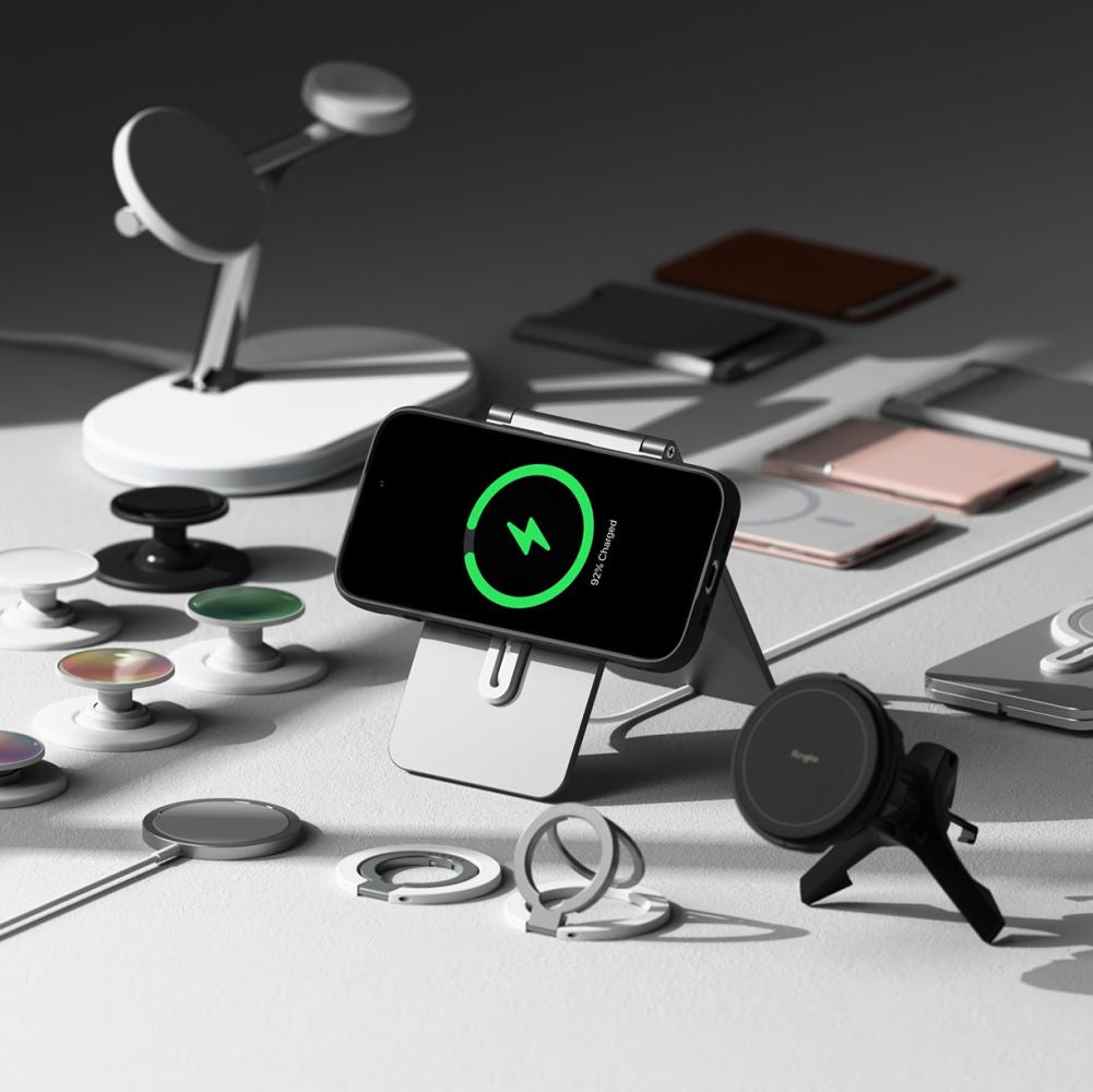 COPERTURA RINGKE FUSION X MAGNETICA MAGSAFE IPHONE 16 NERA