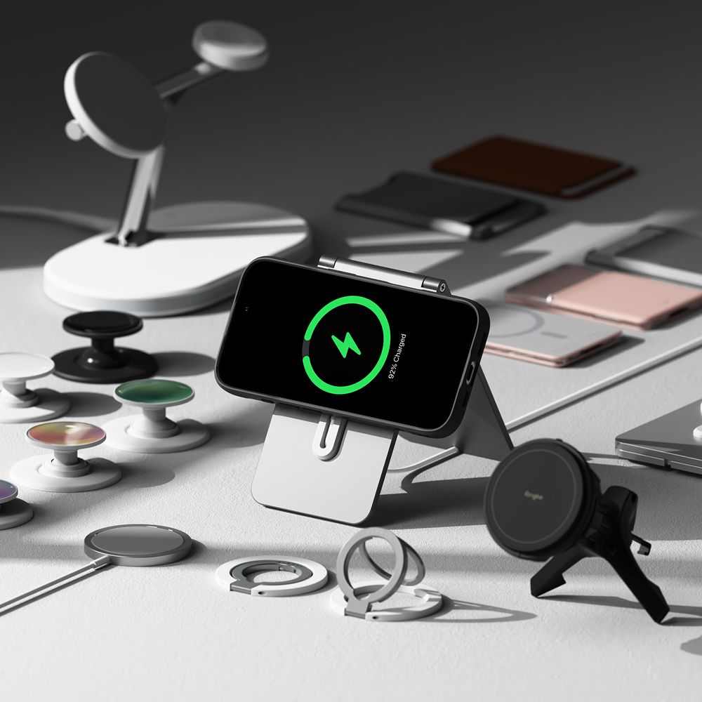 COPERTURA RINGKE FUSION X MAGNETICA MAGSAFE IPHONE 16 PRO NERA