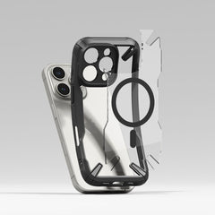 COPERTURA RINGKE FUSION X MAGNETICA MAGSAFE IPHONE 16 PRO MAX NERA