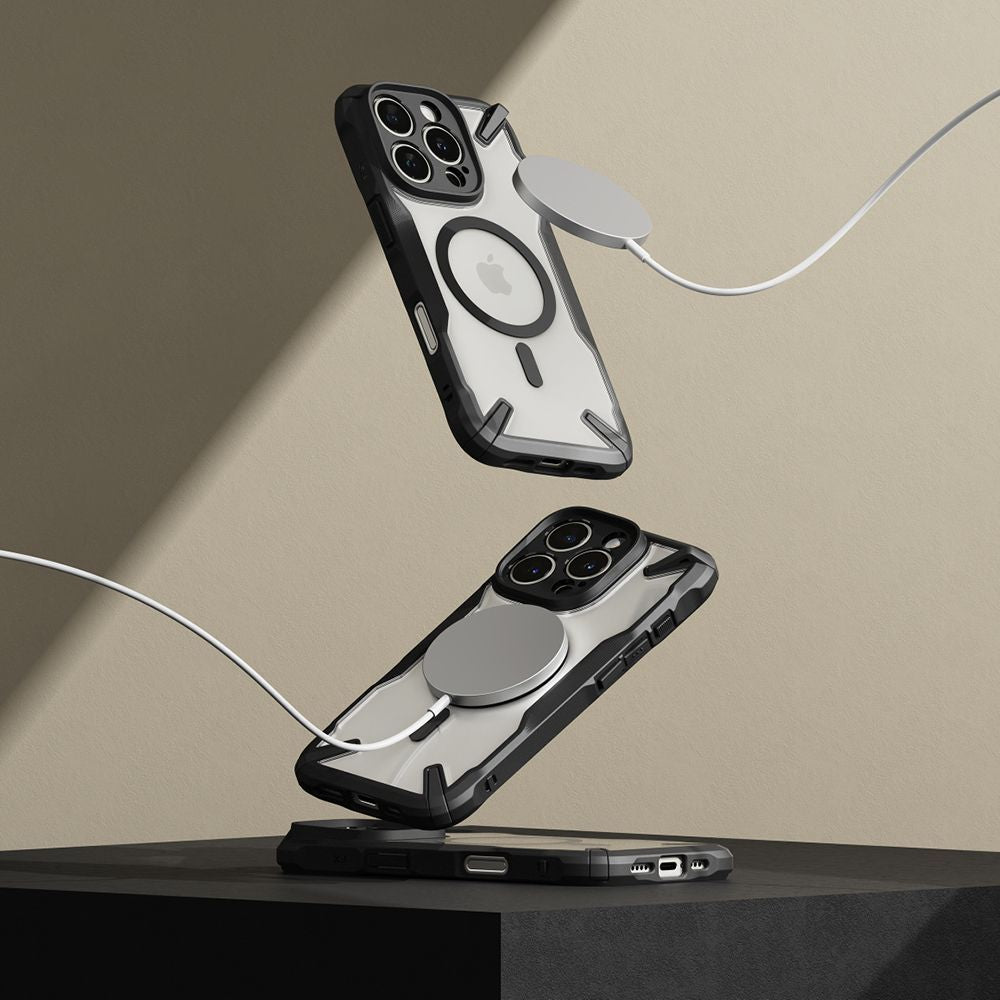 COPERTURA RINGKE FUSION X MAGNETICA MAGSAFE IPHONE 16 PRO MAX NERA