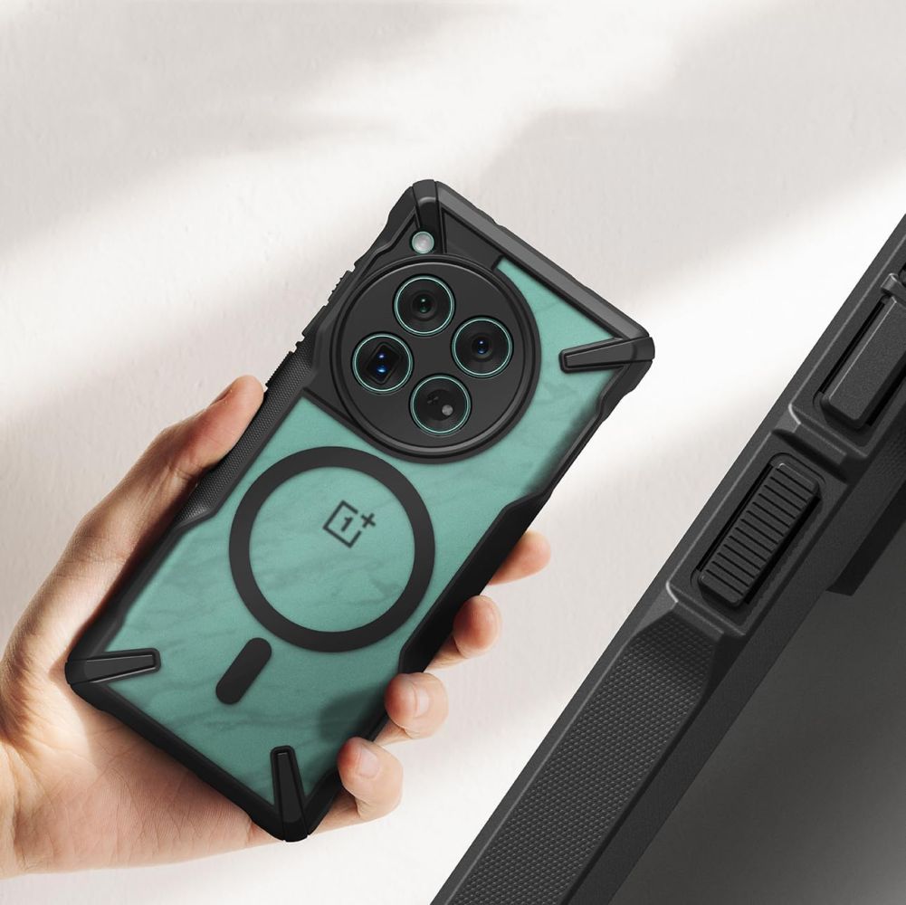 RINGKE FUSION X MAGNETICO MAGSAFE ONEPLUS 12 NERO OPACO