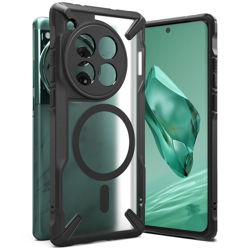 RINGKE FUSION X MAGNETICO MAGSAFE ONEPLUS 12 NERO OPACO