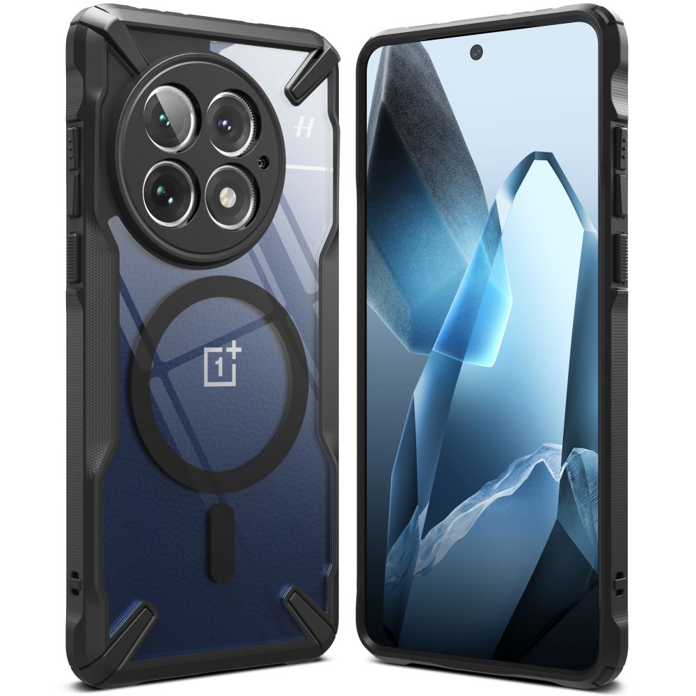 COPERTURA RINGKE FUSION X MAGNETICA MAGSAFE ONEPLUS 13 NERA