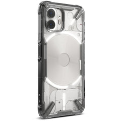 COPERTURA RINGKE FUSION X NOTHING PHONE 2 NERO FUMO