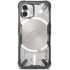 COPERTURA RINGKE FUSION X NOTHING PHONE 2 NERO FUMO