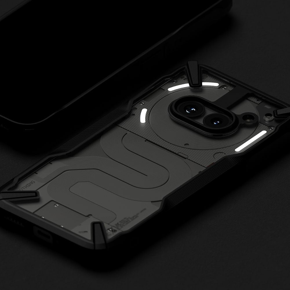 COPERTURA RINGKE FUSION X NOTHING PHONE 2A / 2A PLUS NERA