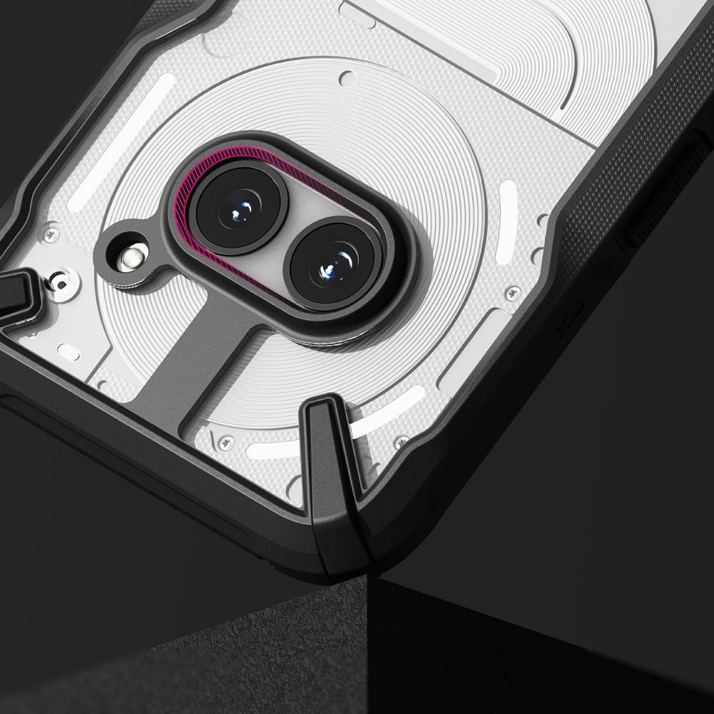 COPERTURA RINGKE FUSION X NOTHING PHONE 2A / 2A PLUS NERA