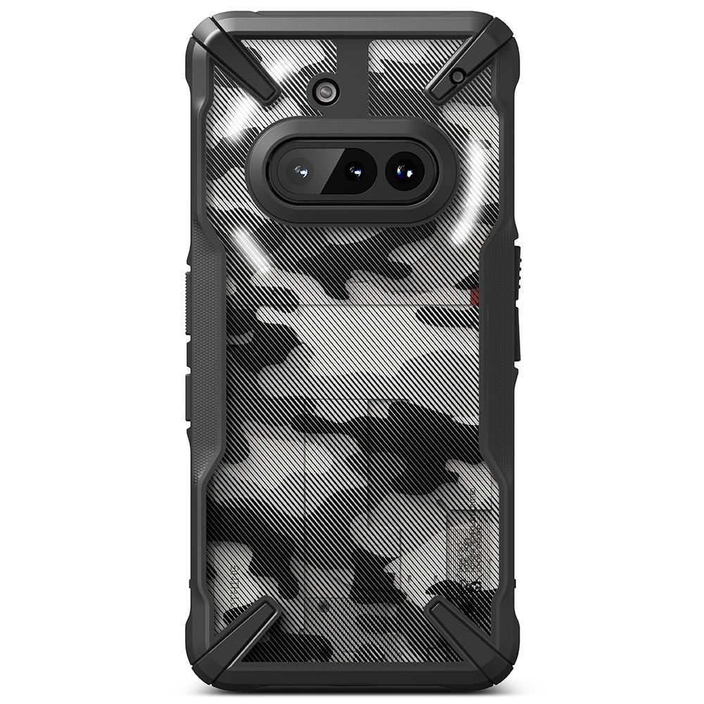 COPERTURA RINGKE FUSION X NOTHING PHONE 3A CAMO NERA